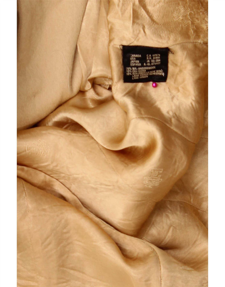 Escada Womens by Margaretha Ley Blazerjakke med 6 knapper EU 38 Medium Beige