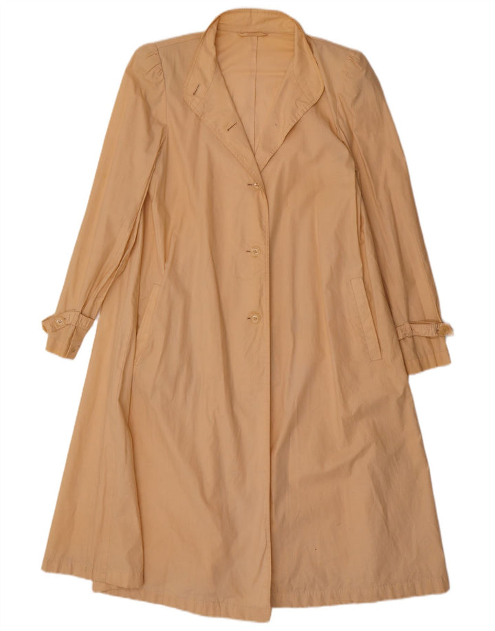Vintage overfrakke til kvinder UK 14 Medium Beige