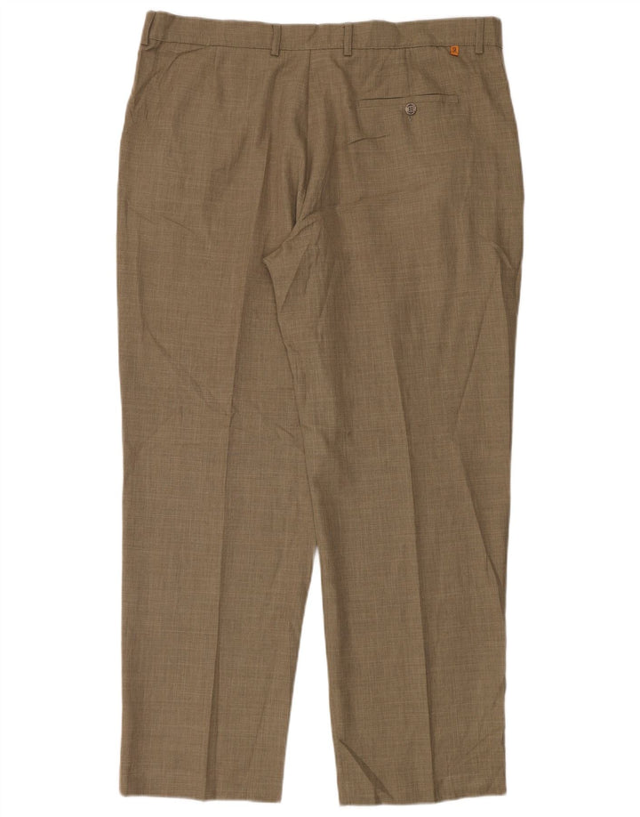 Farah Herre tilspidsede fritidsbukser W40 L31 brun polyester