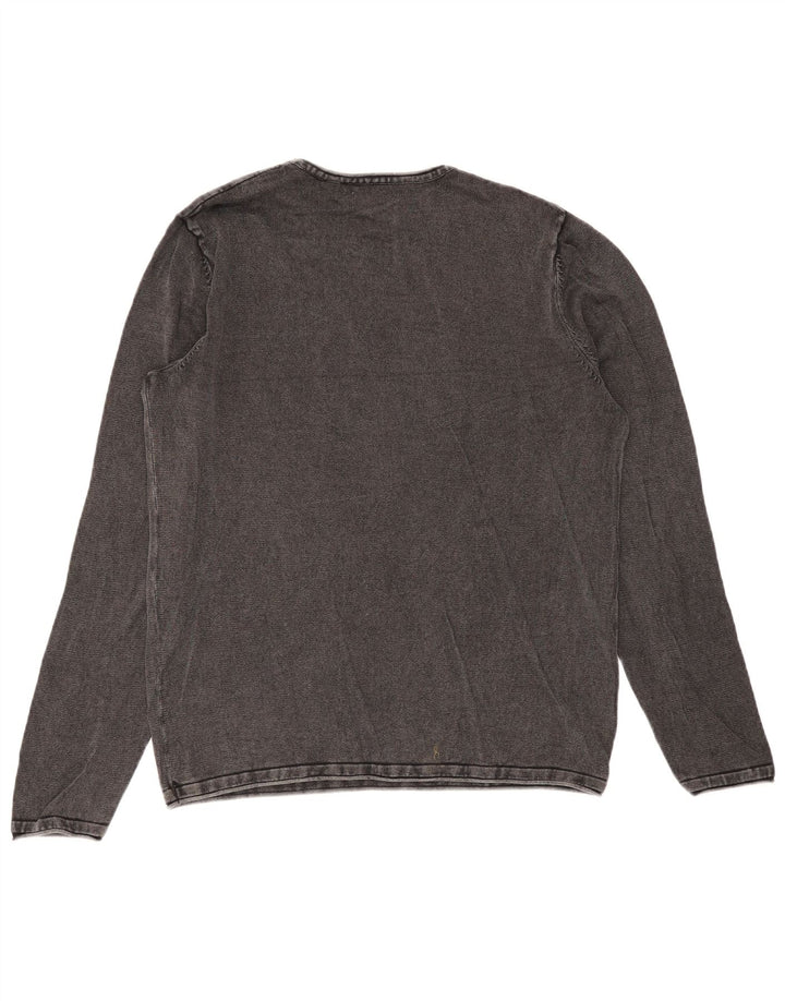 Jack & Jones Herre Top Langærmet Medium Grey Bomuld