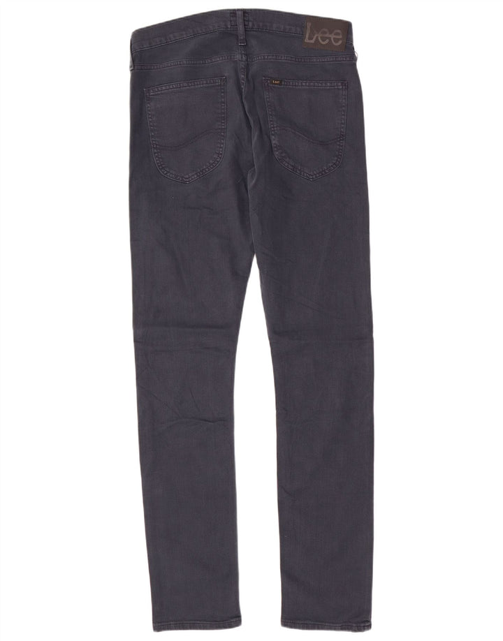 Lee Herre Luke Slim Jeans W31 L32 Marineblå Bomuld