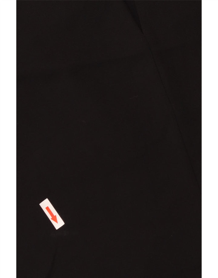 CALVIN KLEIN Dame Ærmeløs A-line Kjole US 10 Large Black Polyester
