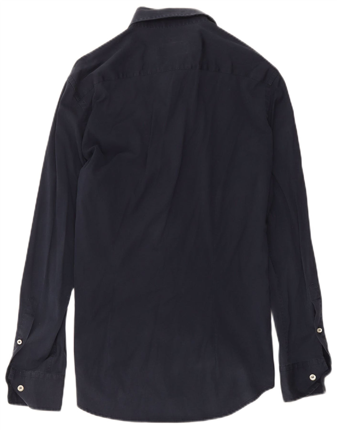 Fred Perry Herre Slim Fit skjorte Stor marineblå bomuld