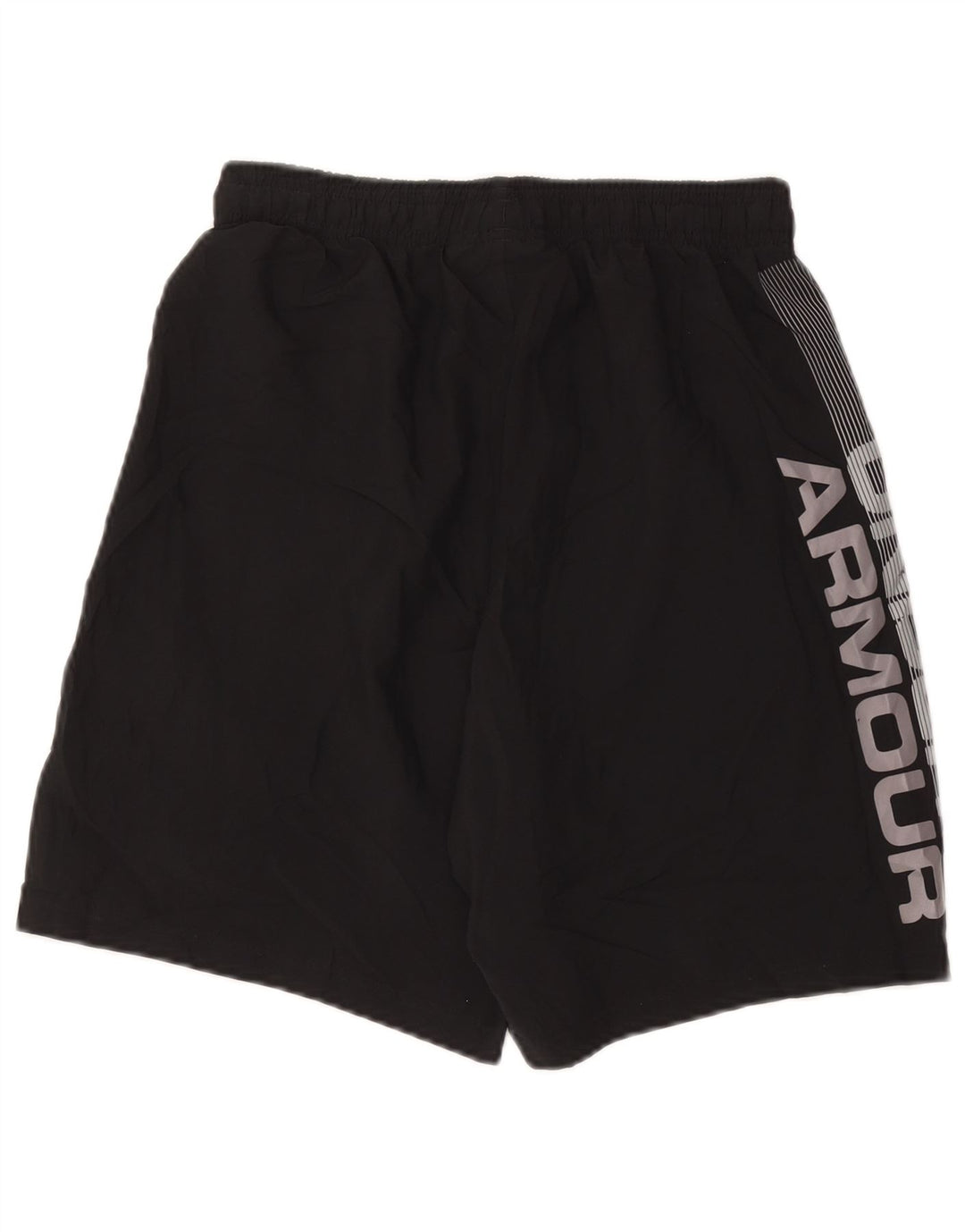 Under Armour Herre Grafisk Loose Fit Sportsshorts Små sorte polyester