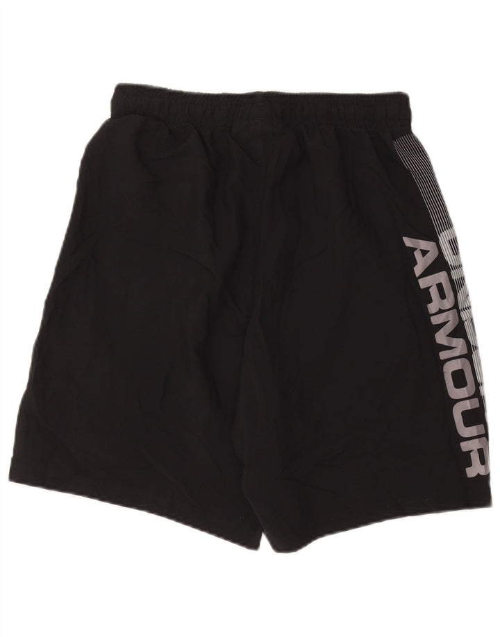 Under Armour Herre Grafisk Loose Fit Sportsshorts Små sorte polyester