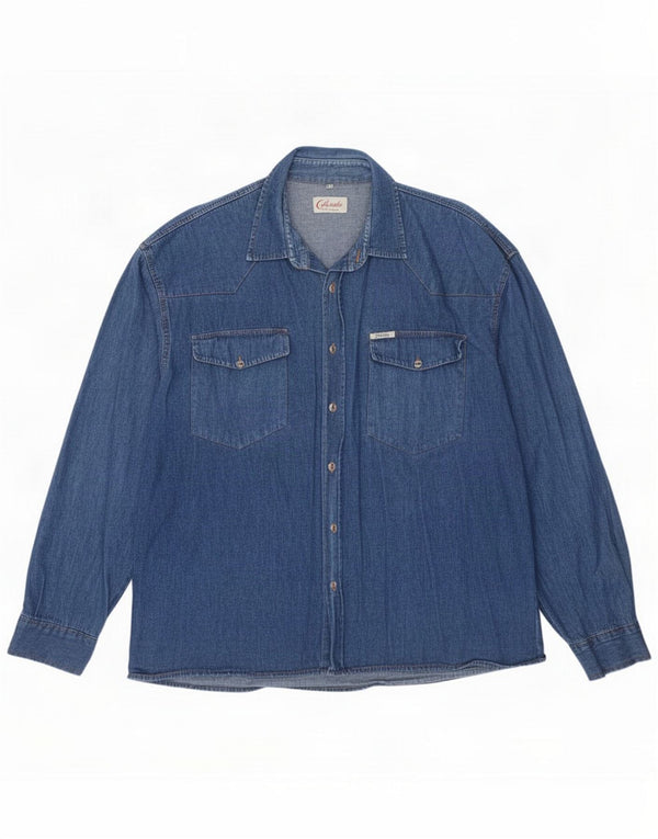 Colorado Denimskjorte til mænd XL Blå Bomuld