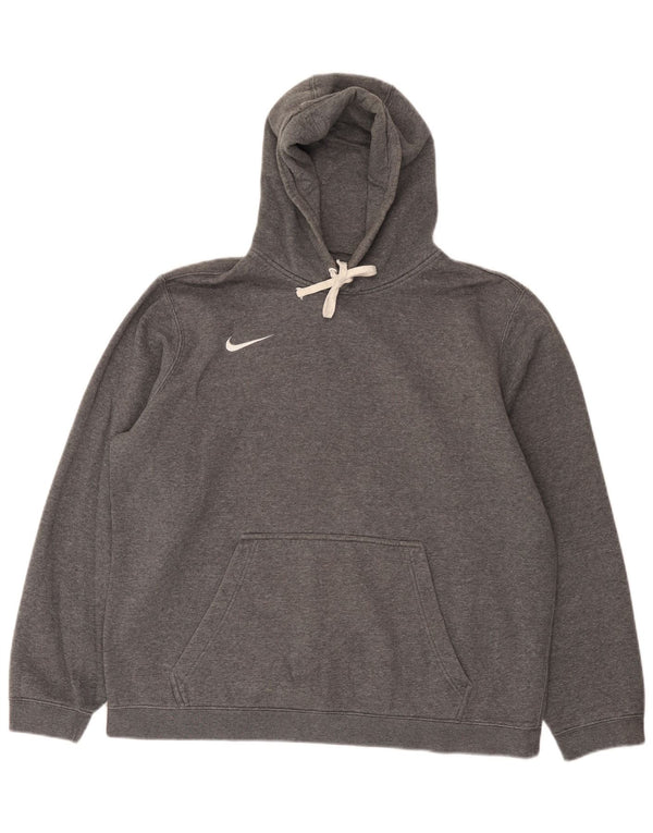 Nike hættetrøje til mænd XL Grå bomuld