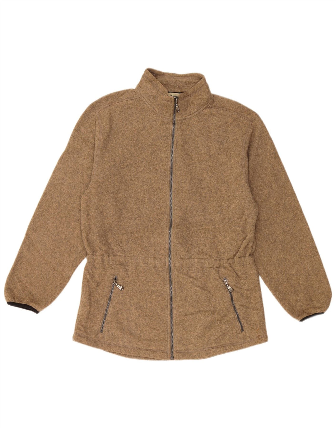 EDDIE BAUER Fleecejakke til kvinder UK 14 Medium Brun Polyester