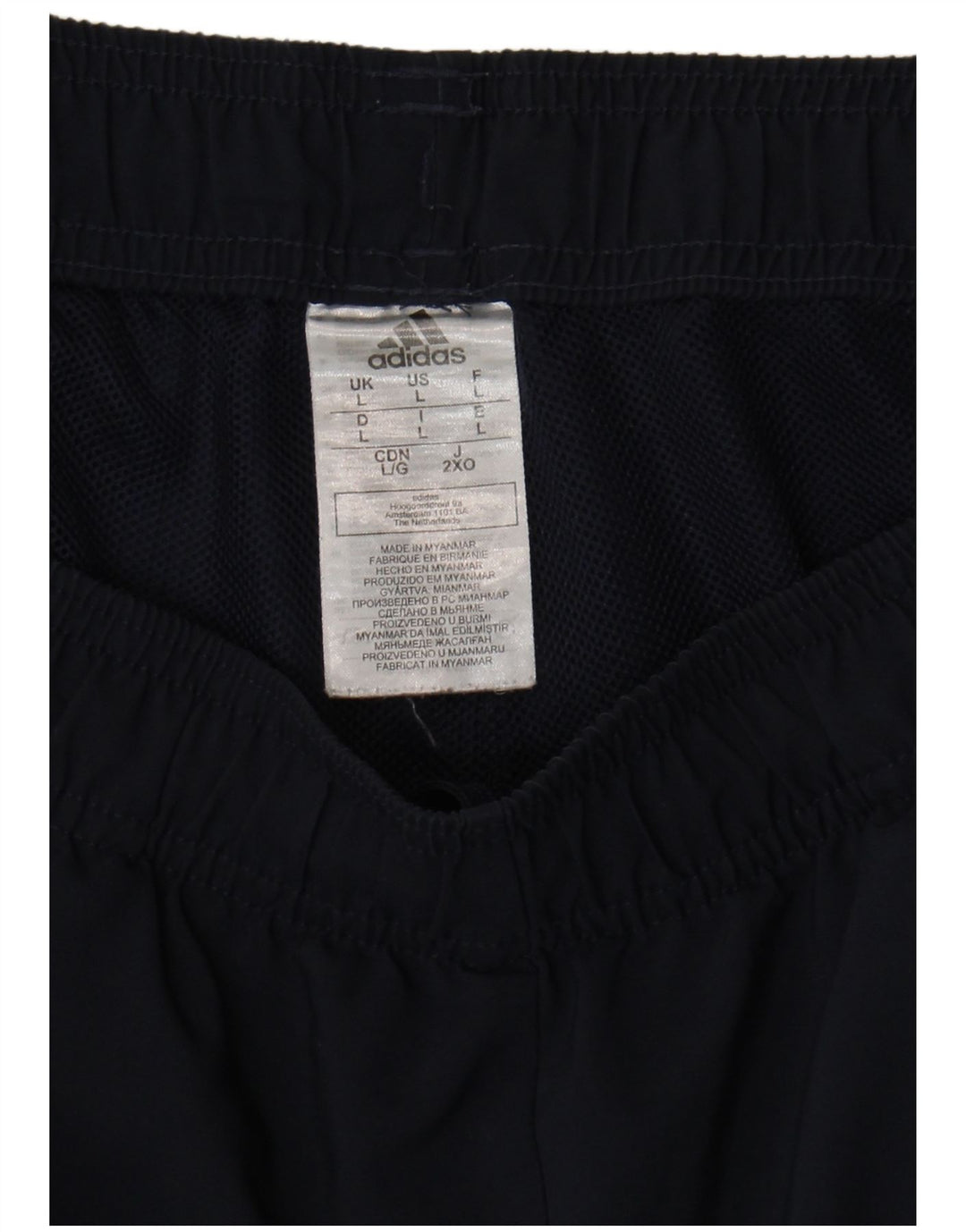 Adidas Sportsshorts til mænd store marineblå polyester