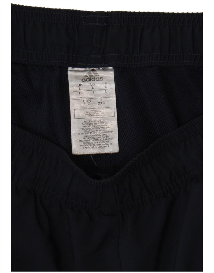 Adidas Sportsshorts til mænd store marineblå polyester