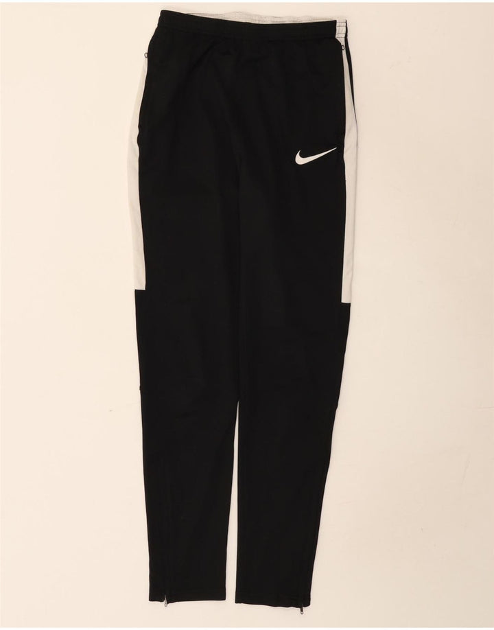 Nike Herre Dri Fit træningsdragt Bukser Small Black Colourblock Polyester