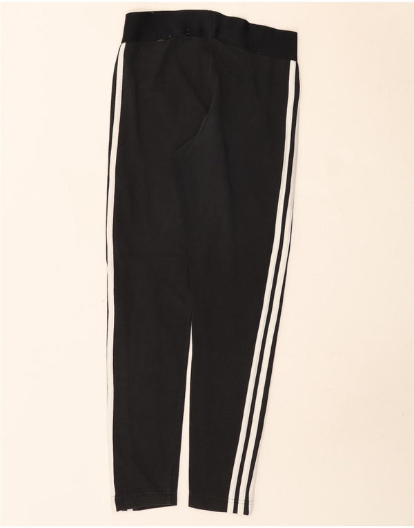 Adidas Dame Leggings UK 8/10 Small Black Bomuld