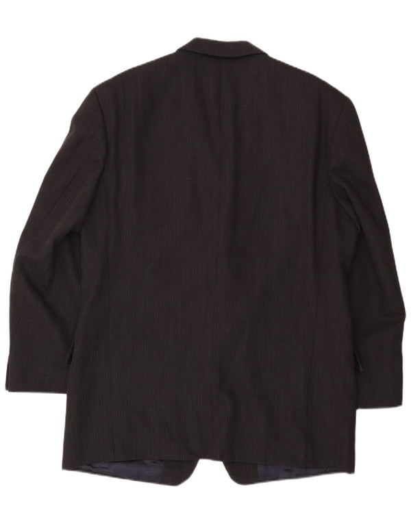 Daniel Hechter Herre 3 Button Blazer Jacket UK 40 Large Navy Blue New Wool