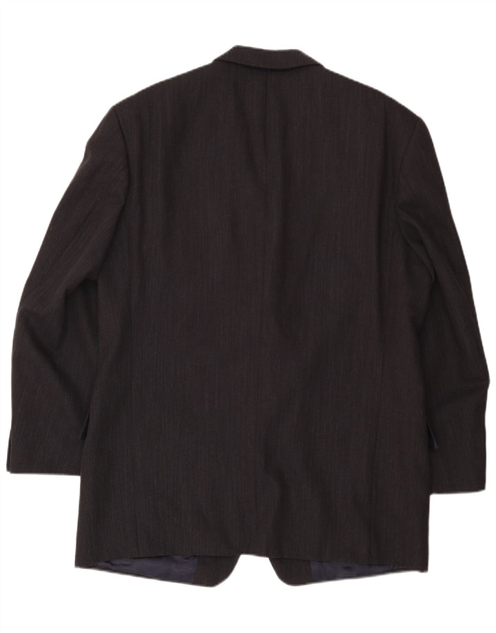 Daniel Hechter Herre 3 Button Blazer Jacket UK 40 Large Navy Blue New Wool