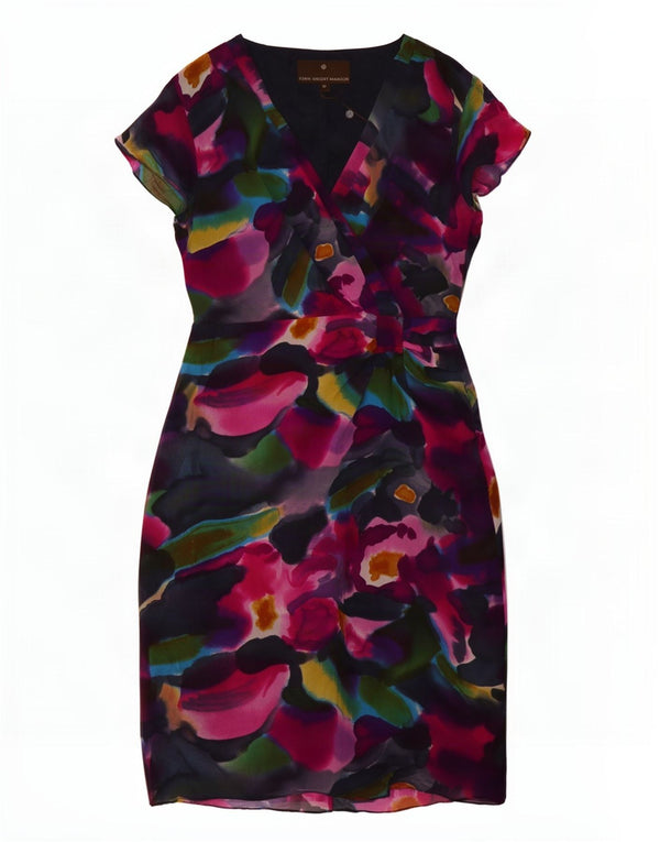 Fenn Wright Manson Womens Sheath Dress UK 10 Small Multicoloured Tie Dye