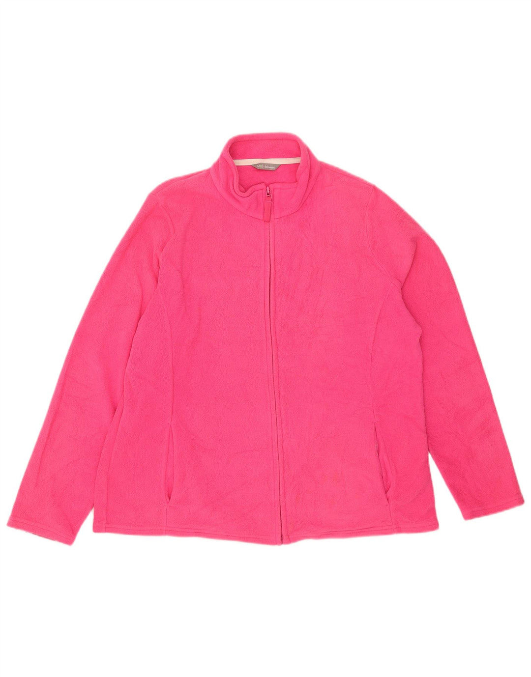 Marks & Spencer Fleecejakke til kvinder UK 20 2XL Pink Polyester