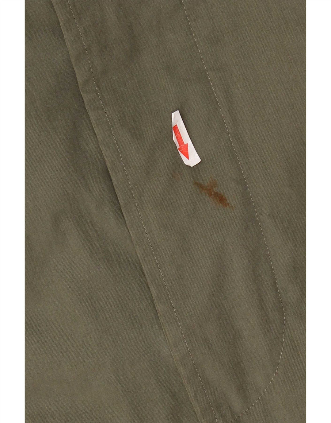 Hugo Boss Dame Overfrakke EU 54 2XL Khaki Bomuld
