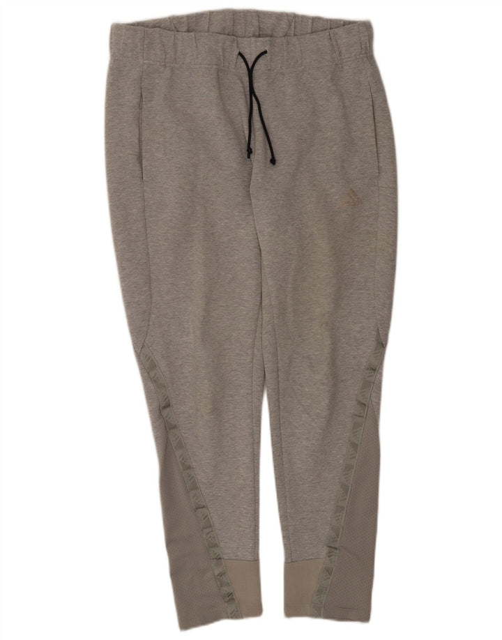 Adidas Graphic Tracksuit Bukser til kvinder UK 14 Medium Grey Bomuld