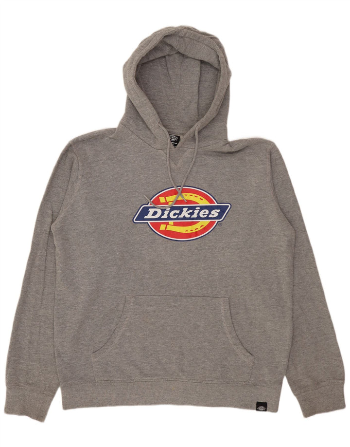 DICKIES Grafisk hættetrøje til mænd Stor grå bomuld