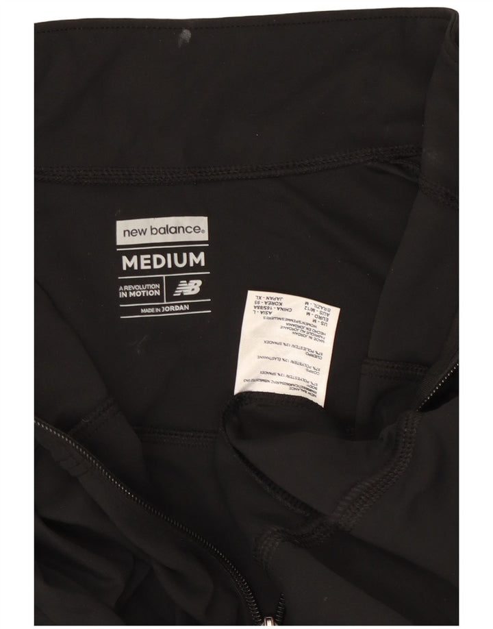 New Balance Dame træningsdragt Topjakke UK 12 Medium Sort Polyester