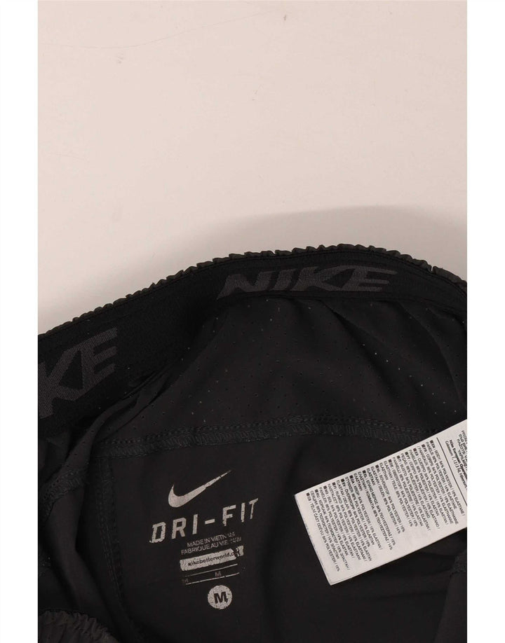 Nike Herre Dri Fit grafiske sportsshorts mellemgrå polyester