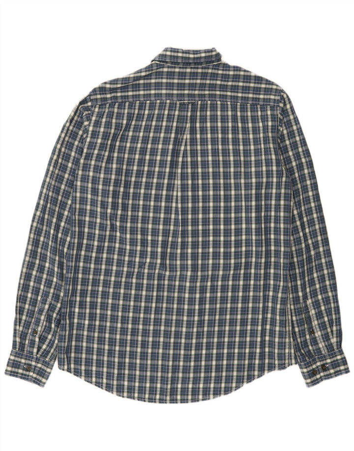 Fjall Raven Herre Regular Fit Skjorte Large Blue Check Lyocell
