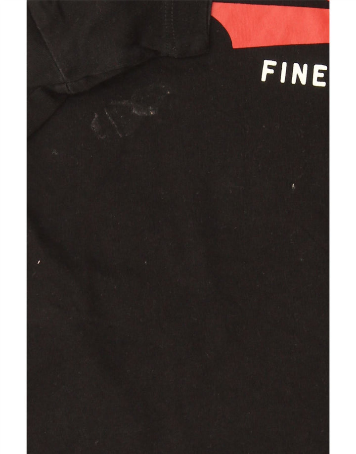 Jack & Jones Herre grafisk T-shirt Top Lille sort bomuld