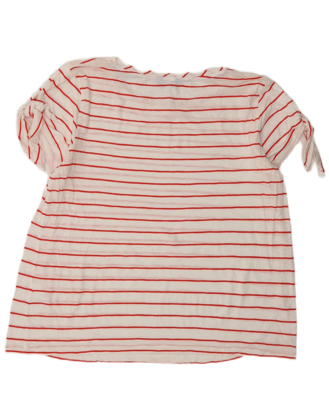JOULES T-shirt top til kvinder DK 16 Stor hvid stribet bomuld