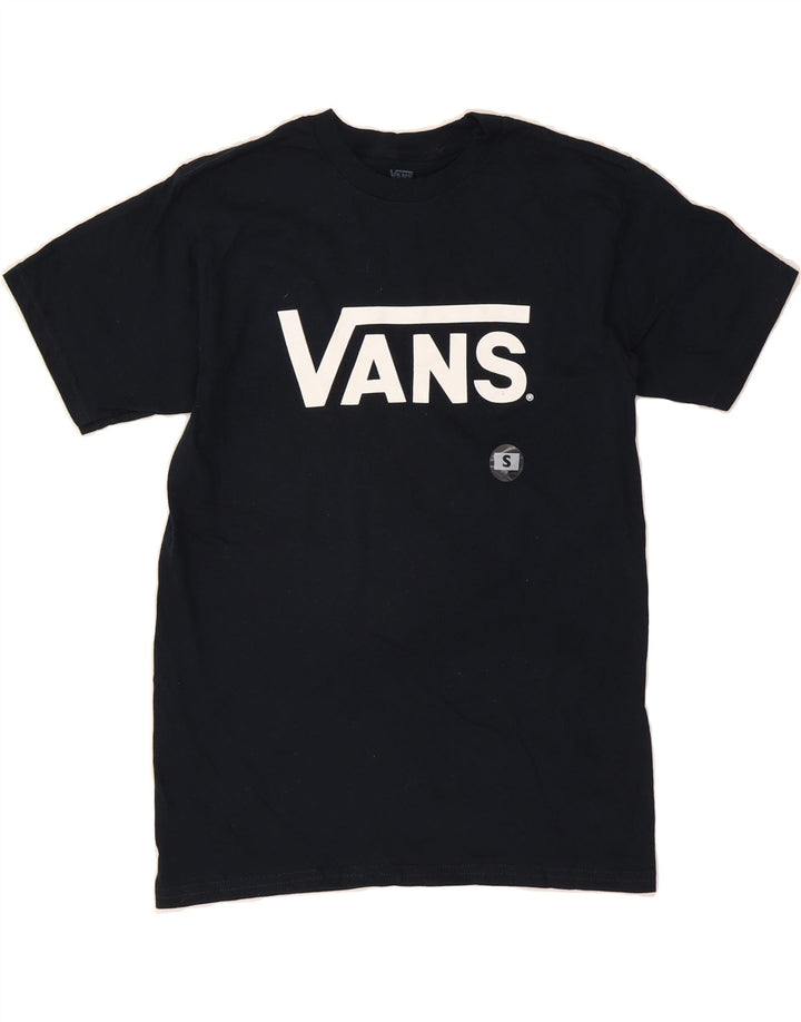 VANS Mens Graphic T-Shirt Top Small Navy Blue Cotton Vintage Vans and Second-Hand Vans from Messina Hembry 