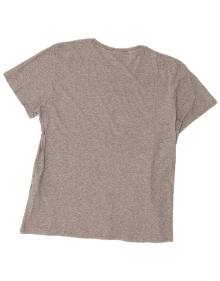 Levi's Dame T-Shirt Top UK 18 XL Grå Bomuld