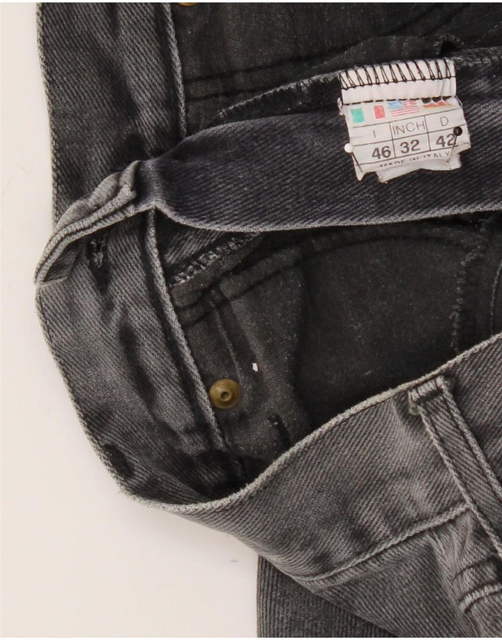 ROCCOBAROCCO Womens High Rise Tapered Jeans IT 46 Large W32 L30 Grey Vintage Roccobarocco and Second-Hand Roccobarocco from Messina Hembry 