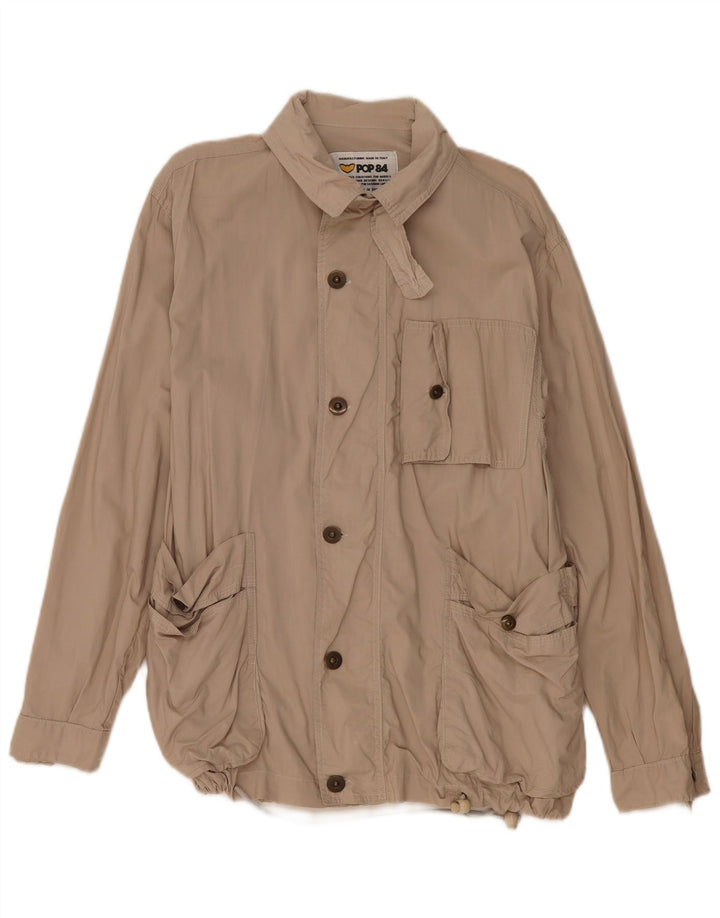 POP 84 Herre Utility Jacket UK 38 Medium Beige