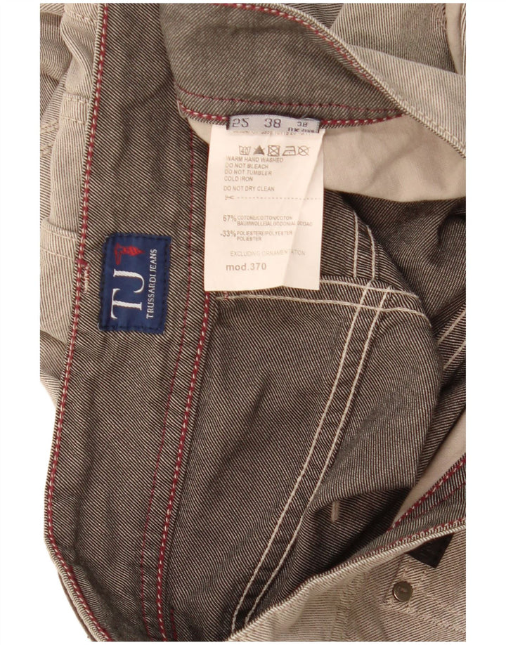 Trussardi Straight Jeans til mænd W36 L31 Beige Bomuld