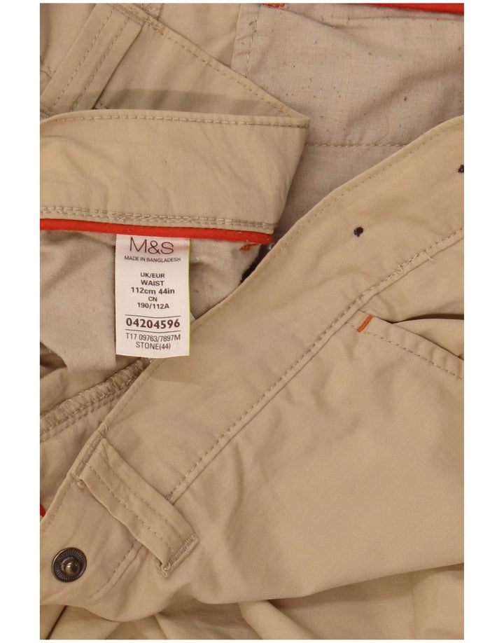 Marks & Spencer Herre Cargo Shorts W44 2XL Beige Bomuld