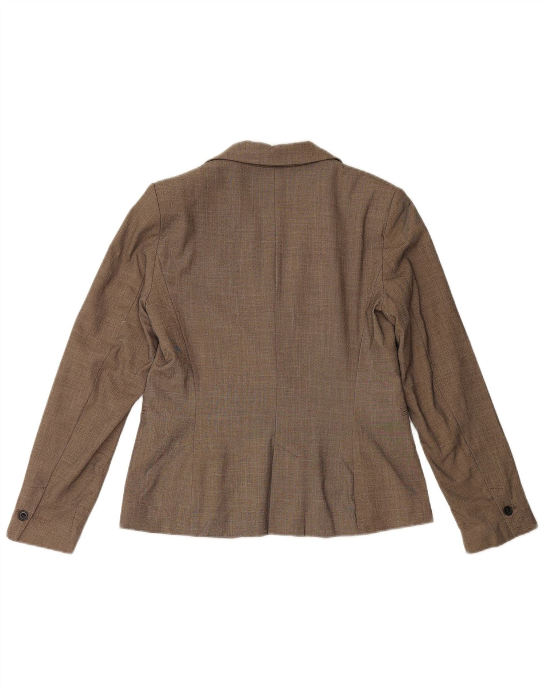 ZARA blazerjakke med 1 knap til kvinder EU 38 Lille brun polyester