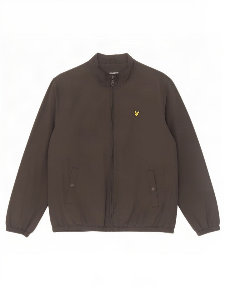 Lyle & Scott Herre Bomber Jacket UK 44 2XL Sort Bomuld