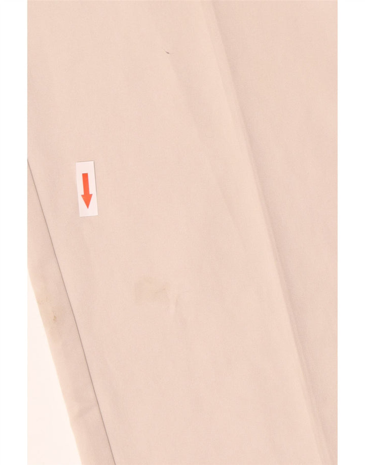 Adidas Straight Chino Bukser til mænd W32 L30 Beige Polyester