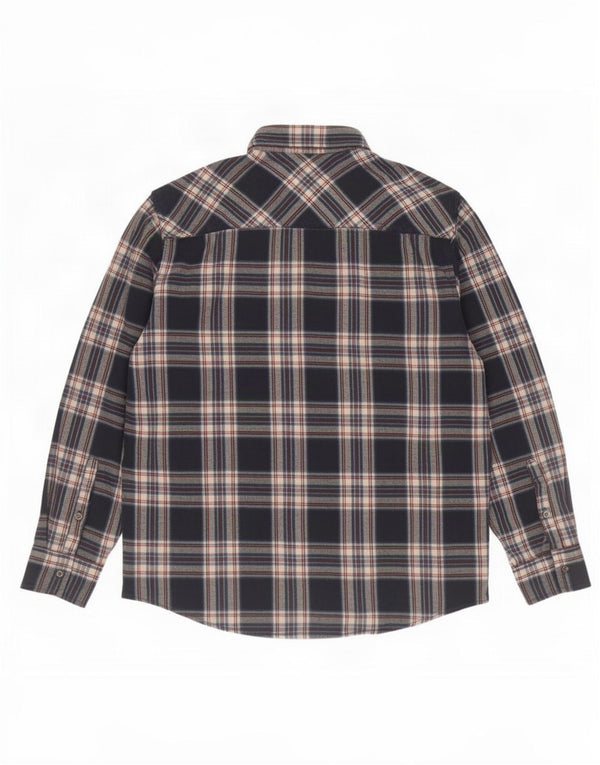 Mistral Herre flannelskjorte 2XL marineblå ternet bomuld
