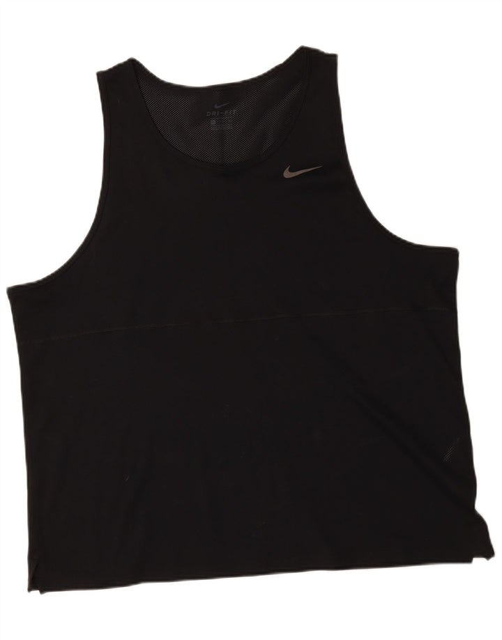 Nike Herre Dri Fit Vest Top 2XL Sort Polyester