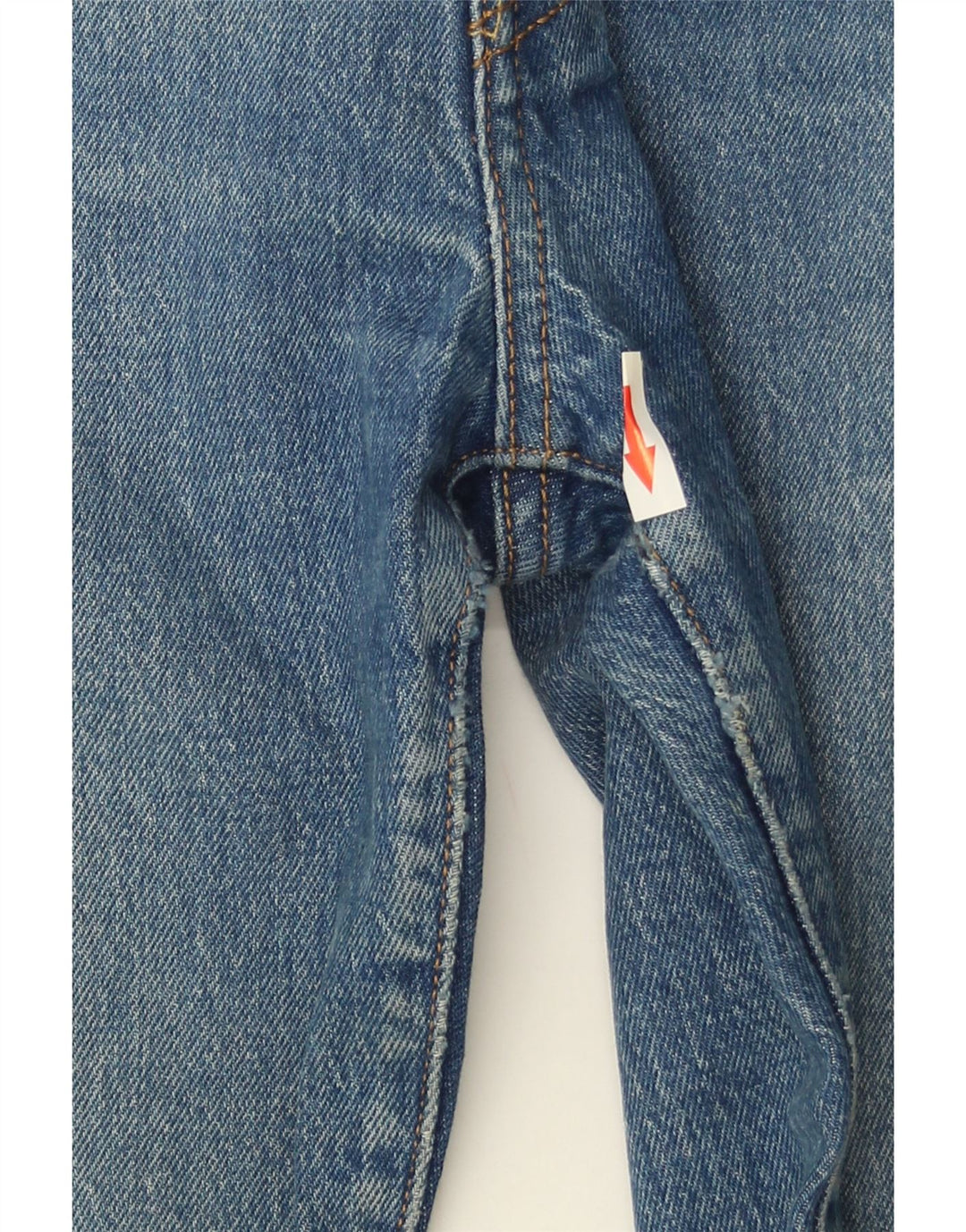 Levi's Dame 501 Straight Jeans W26 L28 Blå Bomuld