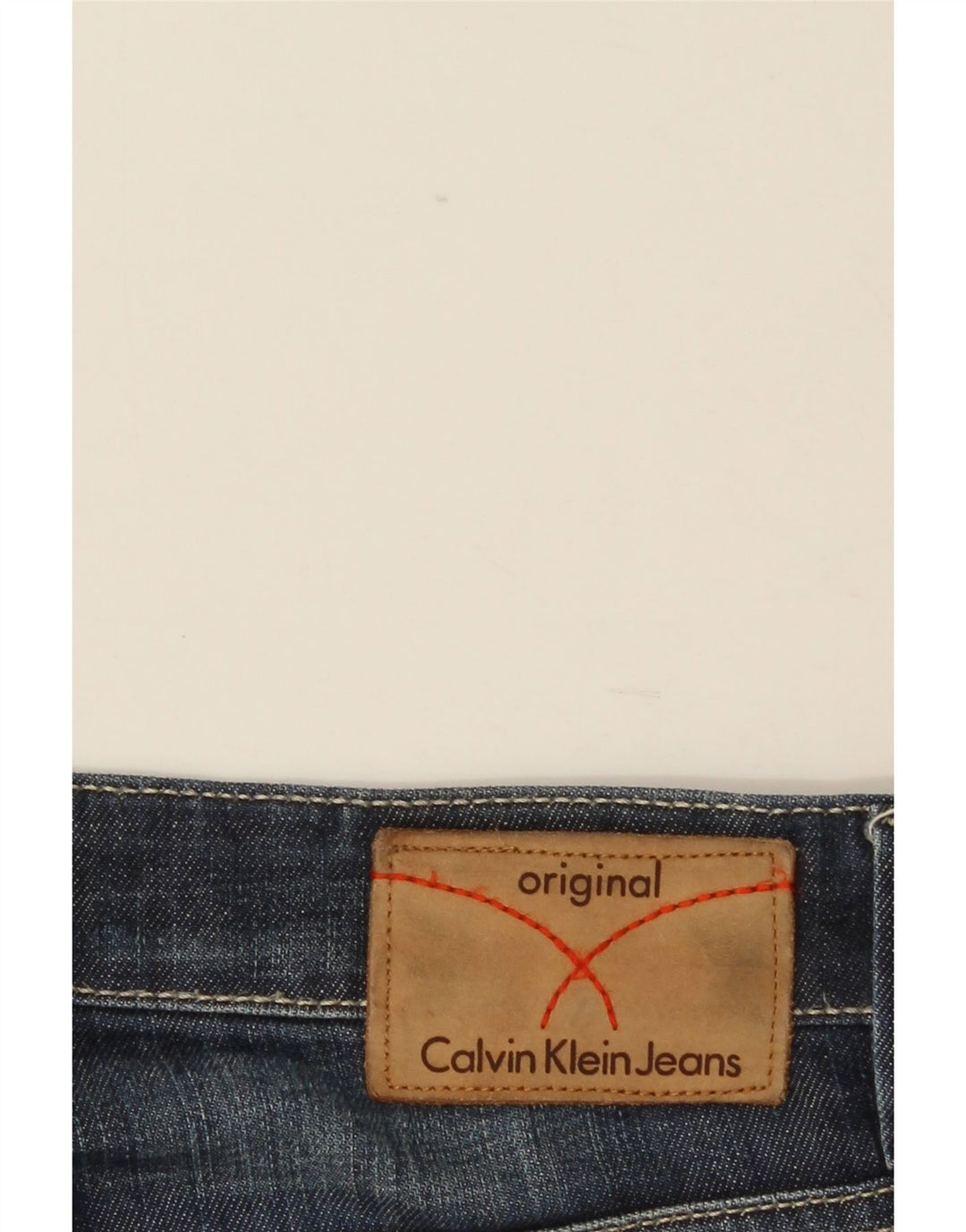 Calvin Klein Straight Jeans til mænd W34 L28 Blå