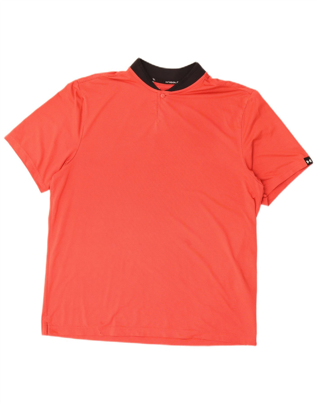 Under Armour Herre Polo Shirt Stor Rød Colourblock Polyester