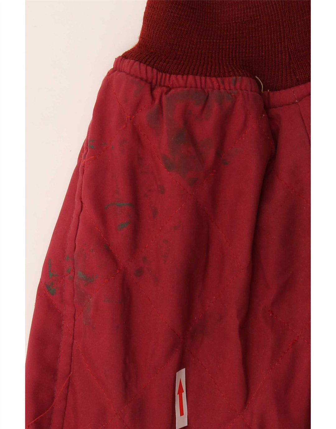 Casucci Herre Loose Fit Bomber Jacket UK 36 Small Red Colourblock Polyester