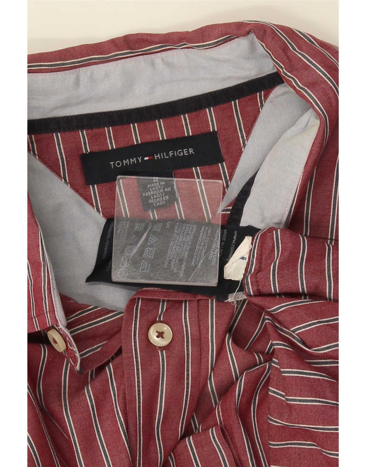 Tommy Hilfiger Herreskjorte Medium rødstribet bomuld