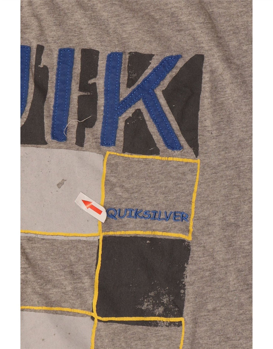 Quiksilver Herre Regular Fit grafisk T-shirt top mellemgrå