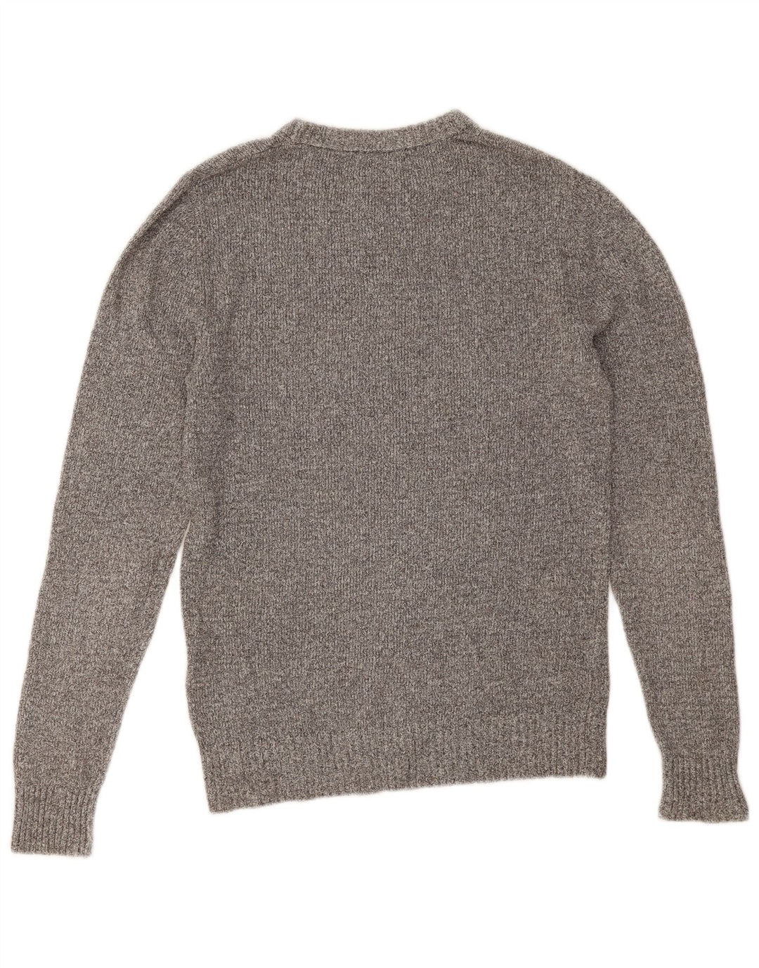 Jack & Jones herre sweater med rund hals, lille grå bomuld