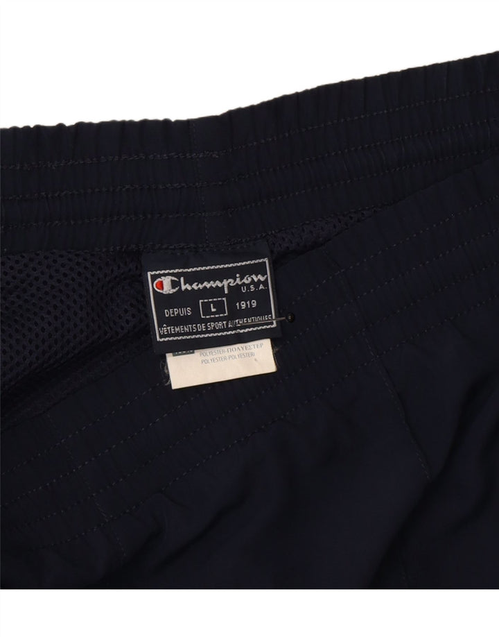 Champion Herre træningsdragt Bukser Large Navy Blue Polyester
