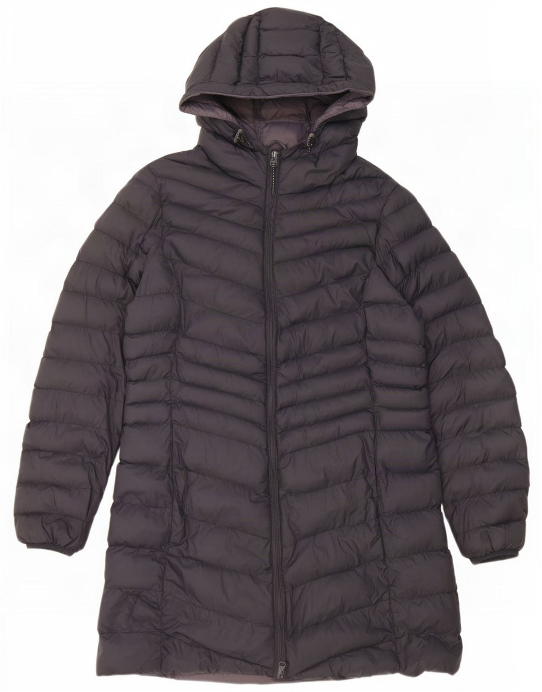 Mountain Warehouse Dame Hooded Polstret Frakke UK 14 Medium Navy Blue Nylon