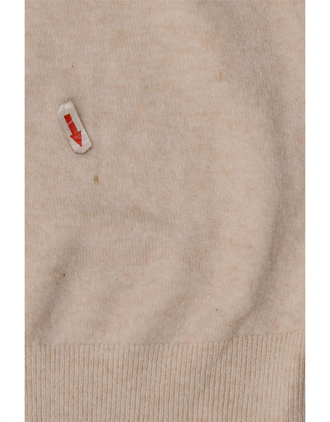 Marks & Spencer Dame Polo Neck Jumper Sweater UK 14 Medium Off White