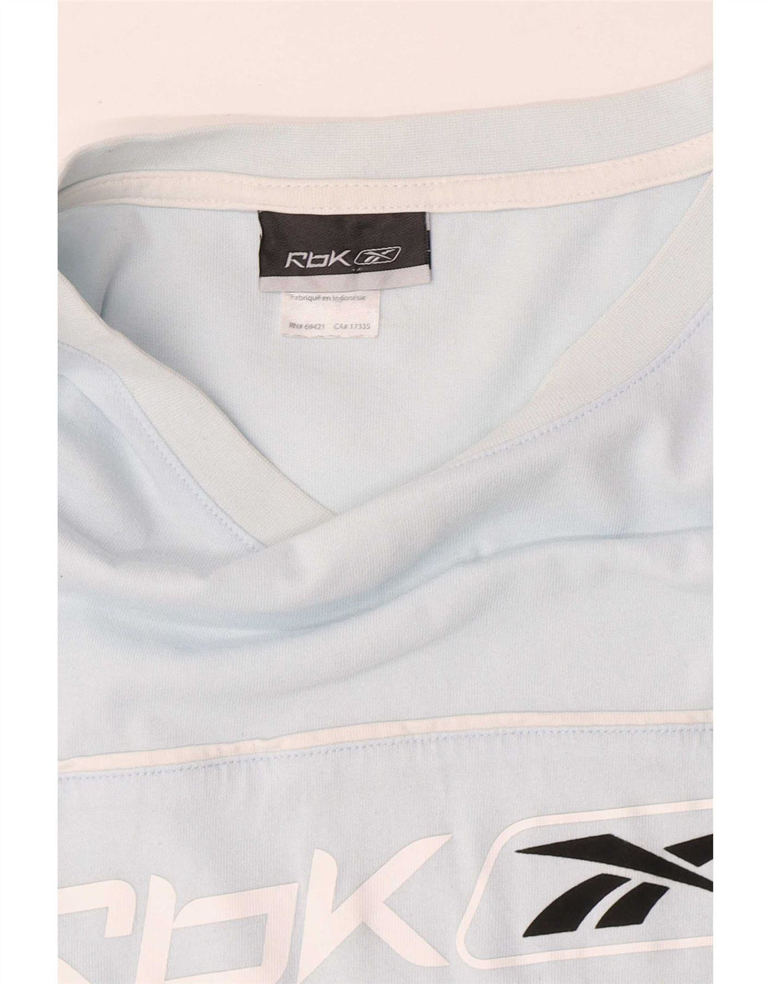 Reebok Herre Grafisk T-Shirt Top 2XL Blå Bomuld